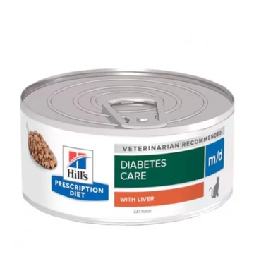 Hill's Prescription Diet m/d Diabetes/Weight Management macskatáp - konzerv 156 g