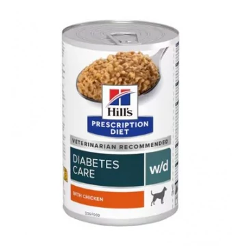 Hill's Prescription Diet w/d Digestive/Weight/Diabetes Management kutyatáp - konzerv 370 g