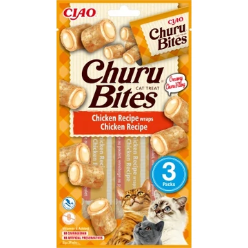 Inaba Cat Churu Bites - csirke 3 x 10 g