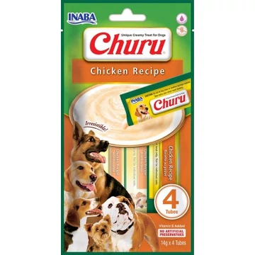Inaba Dog Churu Püré - csirke 4 x 14 g