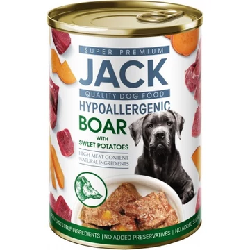 Jack hipoallergén konzerv - pástétom vaddisznóhússal és édesburgonyával 400 g