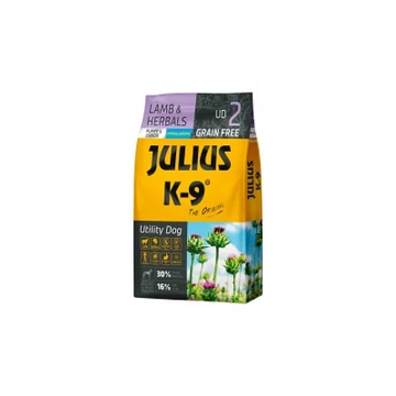 Julius K-9 Grain Free Puppy & Junior Utility Dog - Lamb & Herbals 3 kg