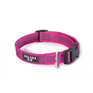 Julius-K9 Color & Gray gumírozott pink nyakörv XS mm