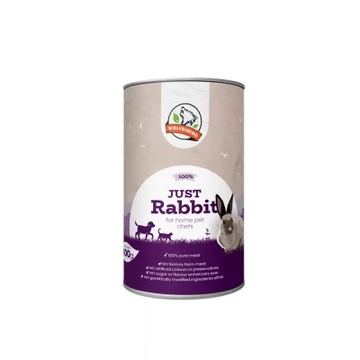 JUST RABBIT 100% párolt nyúl 400 g