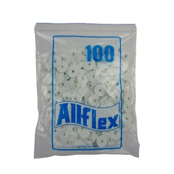 KROTÁLIA ALLFLEX GOMB-GOMB FEHÉR 100X