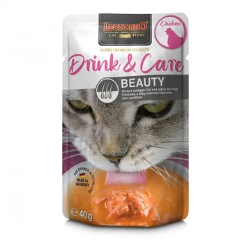 Leonardo Drink & Care Beauty Chicken - ital csirkehússal a bőr és a szőrzet egészségéért 40 g