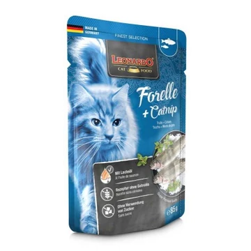 Leonardo Finest Selection pisztráng és macskagyökér 85 g