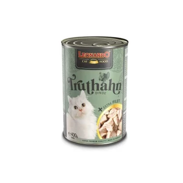 Leonardo pulyka + extra filé konzerv macskaeledel 400 g