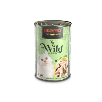 Leonardo vad + extra filé konzerv macskaeledel 400 g