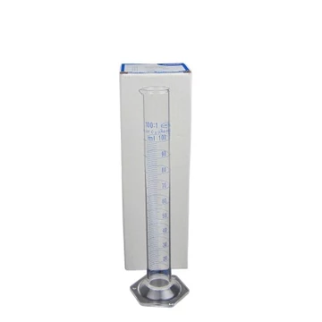 MÉRŐHENGER 100 ML ÜVEG ÜVEG TALPPAL "A"