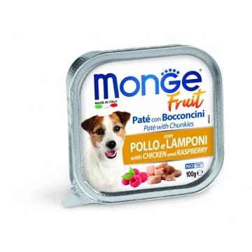 Monge Dog Fruit paté - csirke, málna 100 g