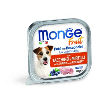 Monge Dog Fruit paté - pulyka, áfonya 100 g