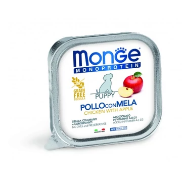 Monge Dog MONOPROTEIN Fruits Paté Puppy Csirke & Alma 150 g 150 g