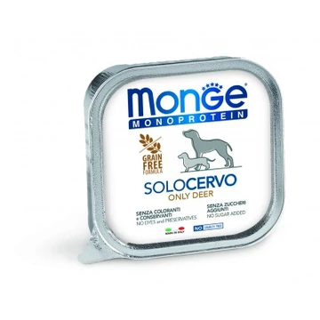 Monge Dog Monoprotein paté - szarvas 150 g