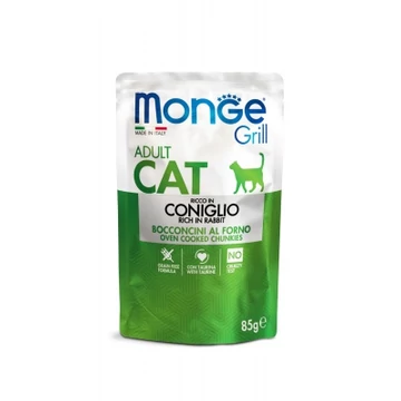 Monge Grill Cat Adult Nyulas Falatok Aszpikban 85 g