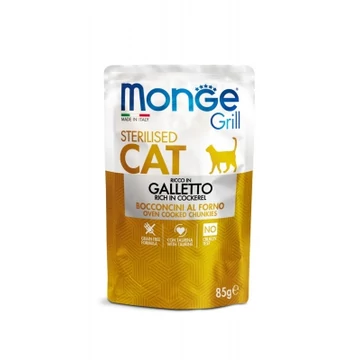 Monge Grill Cat Sterilised Kakashúsos Falatok Aszpikban 85 g