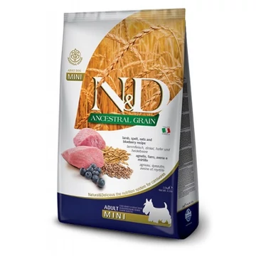 N&D Ancestral Grain Dog Adult Mini Lamb & Blueberry 7 kg