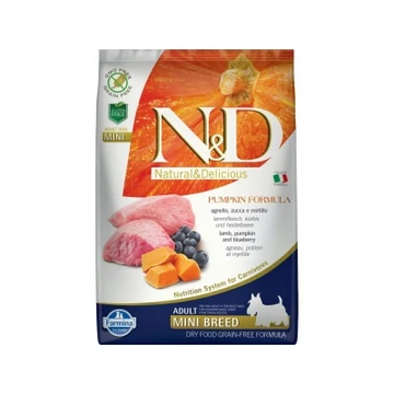N&D Pumpkin Dog Adult Mini Lamb & Blueberry 7 kg