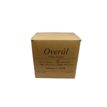 OVERÁL TGO FEHÉR 50 db
