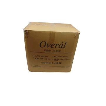 OVERÁL TGO FEHÉR 50 db