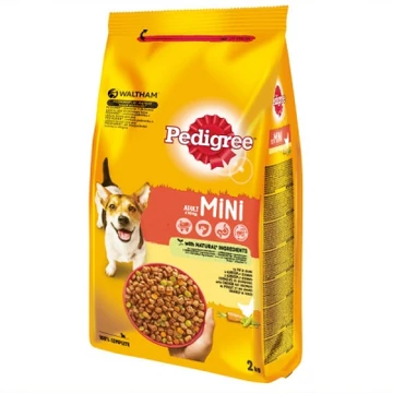 Pedigree szárazeledel baromfi-zöldség ízesítésben kis méretű felnőtt kutyák részére 2 kg 85 g