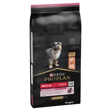 Pro Plan Puppy Medium Sensitive Skin Optiderma 12 kg