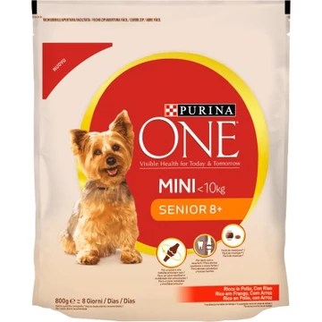 Purina ONE Mini Senior száraz kutyaeledel 800 g