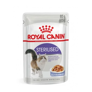 Royal Canin Sterilised Jelly - nedves macskaeledel zselében 85 g