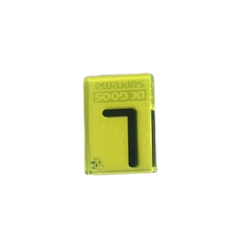 RTG JELÖLŐ "L" BETŰ 15MM, PLEXILAPBAN