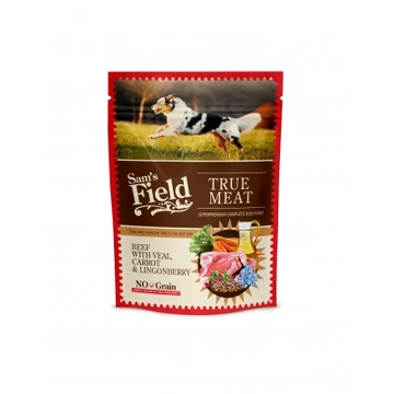Sam's Field True Meat Beef with Veal, Carrot & Lingonberry alutasakos eledel 260 g