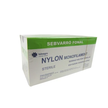 SEBV.F.TGO.NYLON 3/0 25r.v.3/8, 75CM 12X