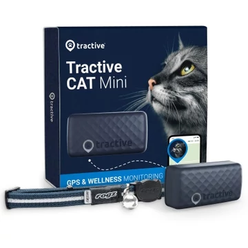 Tractive GPS Cat Mini - macska GPS nyomkövető és aktivitásmérő Sötétkék g