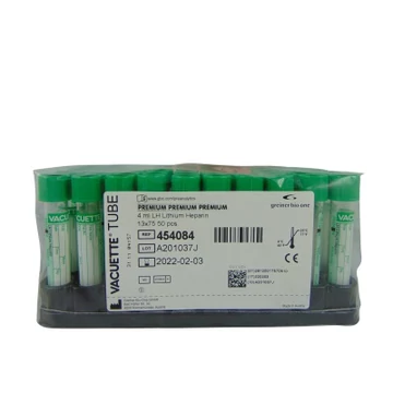 VÉRCSŐ VACUETTE LI-HEPARIN 4 ML 50X