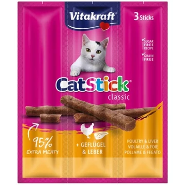 Vitakraft Cat Stick Classic - baromfi és máj 1 db