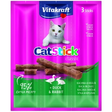 Vitakraft Cat Stick Classic - kacsa és nyúl 1 db