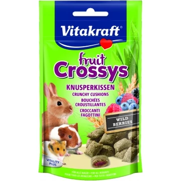 Vitakraft Crossy jutalomfalat rágcsálóknak - erdei gyümölcs 50 g