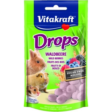 Vitakraft Drops erdei gyümölcsös jutalomfalat 75 g