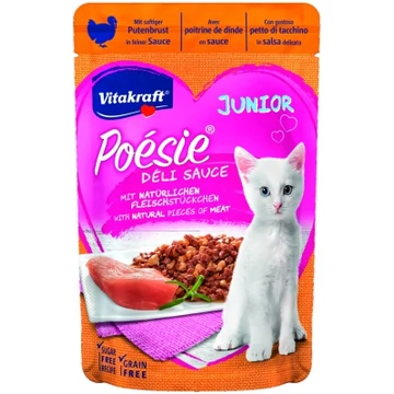 Vitakraft Poésie Déli Sauce Junior macskáknak - pulyka 85 g