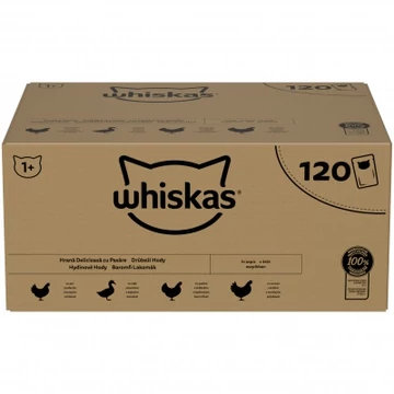 Whiskas 120 pack alutasakos válogatás macskáknak - baromfis 120 x 85 g