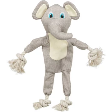 Trixie elefánt kötéllel, szövetből, 42cm