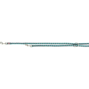 Trixie Cavo Leash - kiképzőpóráz fonott kötélből (aqua-grafit) S-M (2m/Ø12mm)