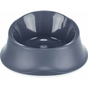 Trixie Plastic Bowl - műanyag, magasított peremű tál (kék) kutyák részére (1 l/Ø25cm)