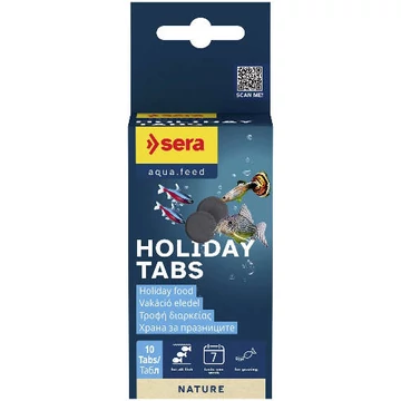 Sera Holiday - tablettás táplálék díszhalak részére (10db)