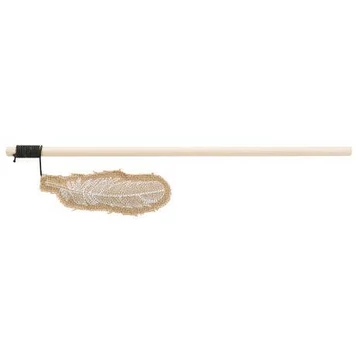 Trixie Playing Rod  with Feather - játék macskapeca (juta) macskák részére (35cm)