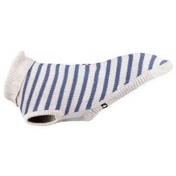 Trixie Milton Dog Pullover - pulóver (szürke/kék) kutyák részére (XS) 27cm - KIFUTÓ TERM.