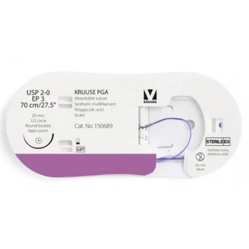 SEBV.F. FELSZ. USP 2/0-EP 3 70 CM KR 12X