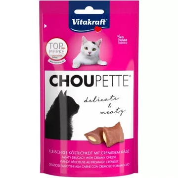Vitakraft  choupette - sajttal töltött falatkák jutalomfalat macskák részére (40g)