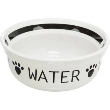 Trixie Ceramic Bowl "WATER" - kerámia tál (több féle színben) macskák részére (0,25l /Ø13cm)