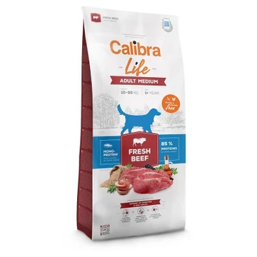 Calibra Life Adult Medium Breed Fresh Beef száraz kutyatáp 85 g