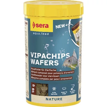 Sera Vipachips Nature Wafers - táplálék díszhalak számára (250ml/90g)